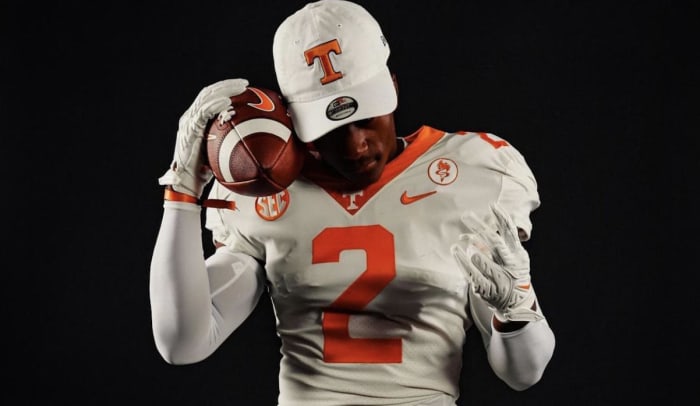 2025 Tennessee Volunteers RB commit Justin Baker during an unofficial visit to Tennessee. (Photo courtesy of Justin Baker)